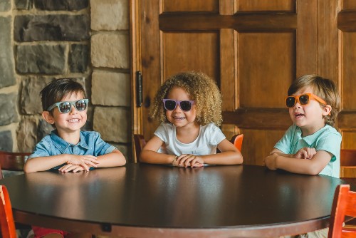 Children wearing Real Shades Switch Sunglasses